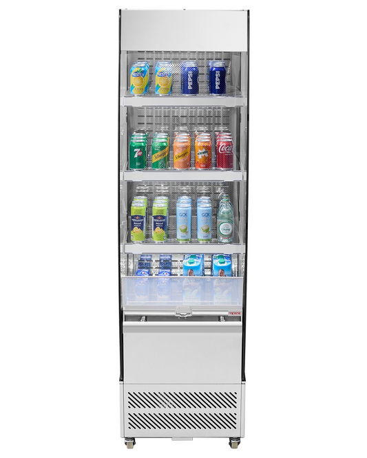 Open Air Merchandiser 3-Tier Display Cooler with Air Curtain 7.8cu.ft.