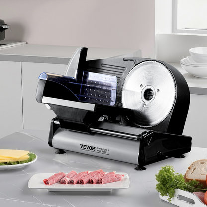 Meat Slicer 180W 7.5" Electric Deli Food Slicer for Frozen Meat Bread Cheese