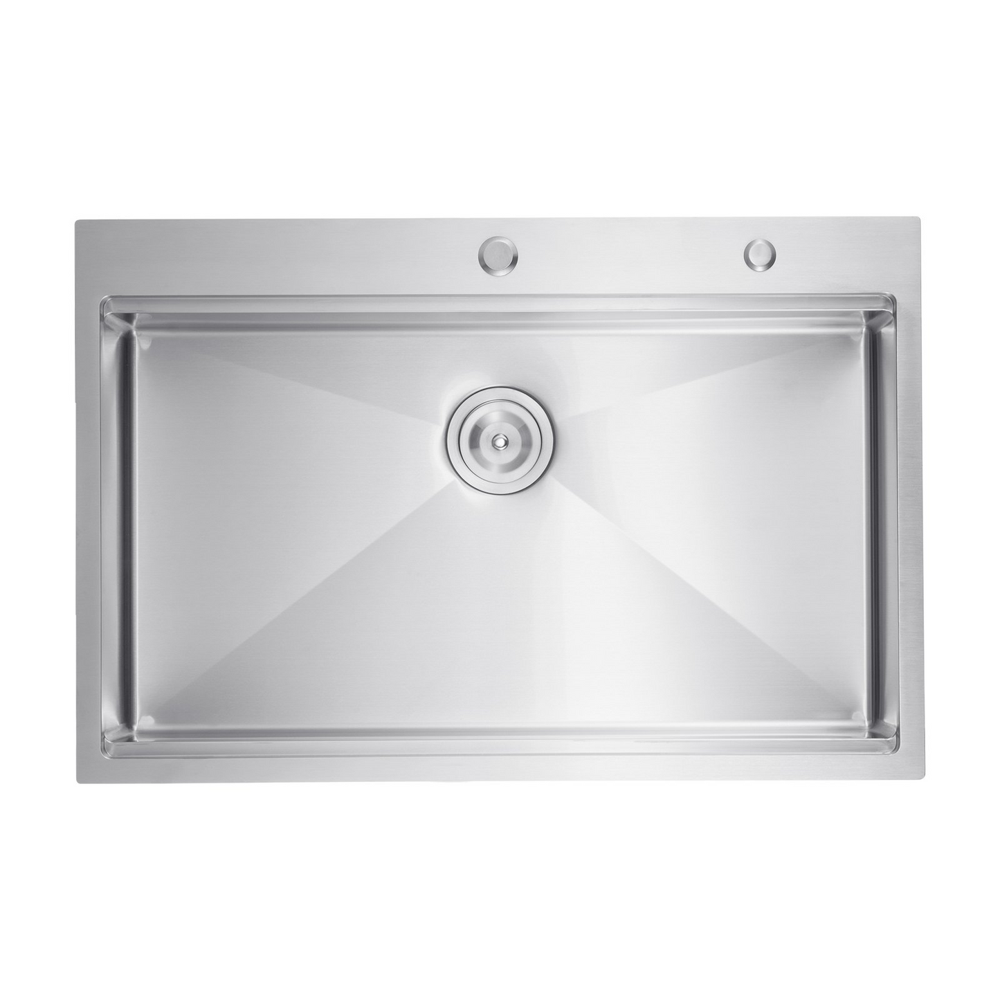 33" Kitchen Sink Top Mount Single Bowl Drop-In Basin Stainless Steel Bar