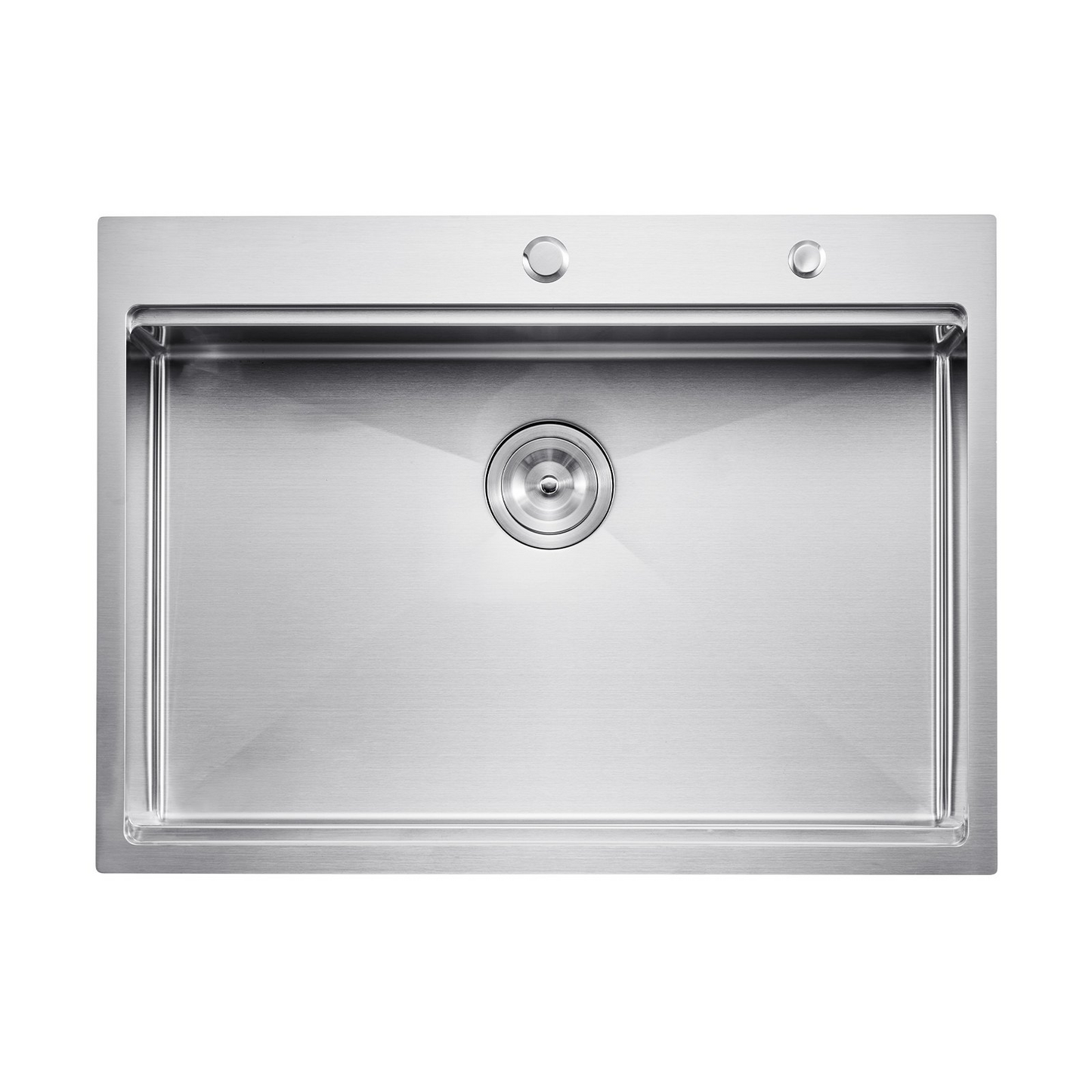 30" Kitchen Sink Top Mount Single Bowl Drop-In Basin Stainless Steel Bar